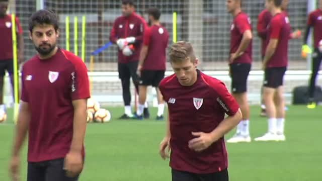 El Athletic entrena tras su primera victoria en pretemporada