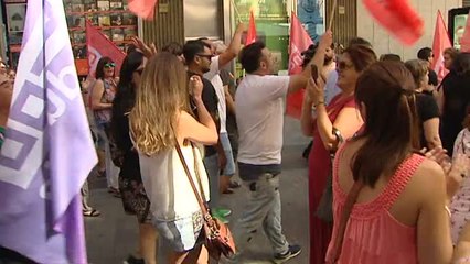 Manifestación en toda España del sector textil