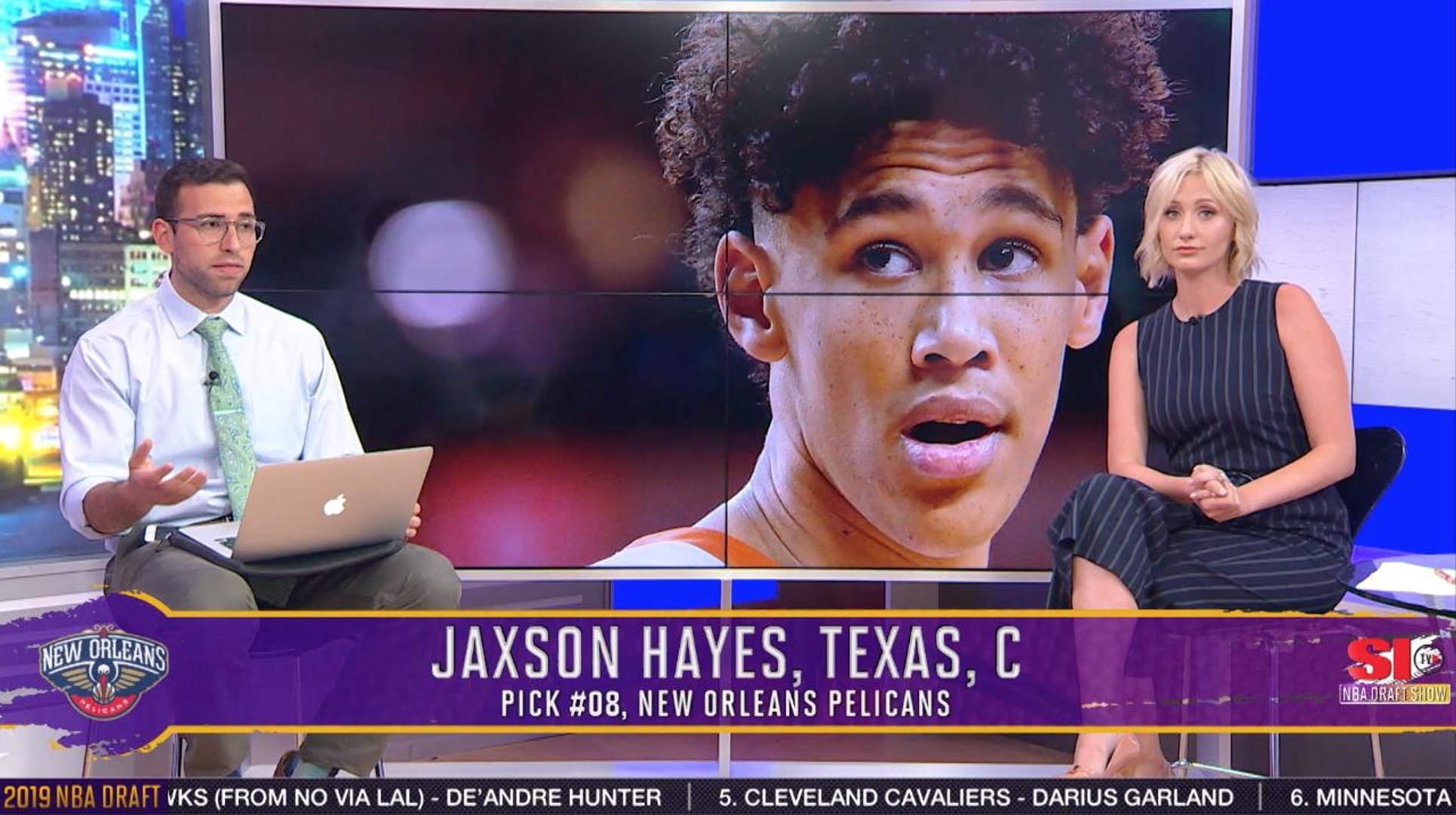 The New Orleans Pelicans Select Jaxon Hayes - video Dailymotion