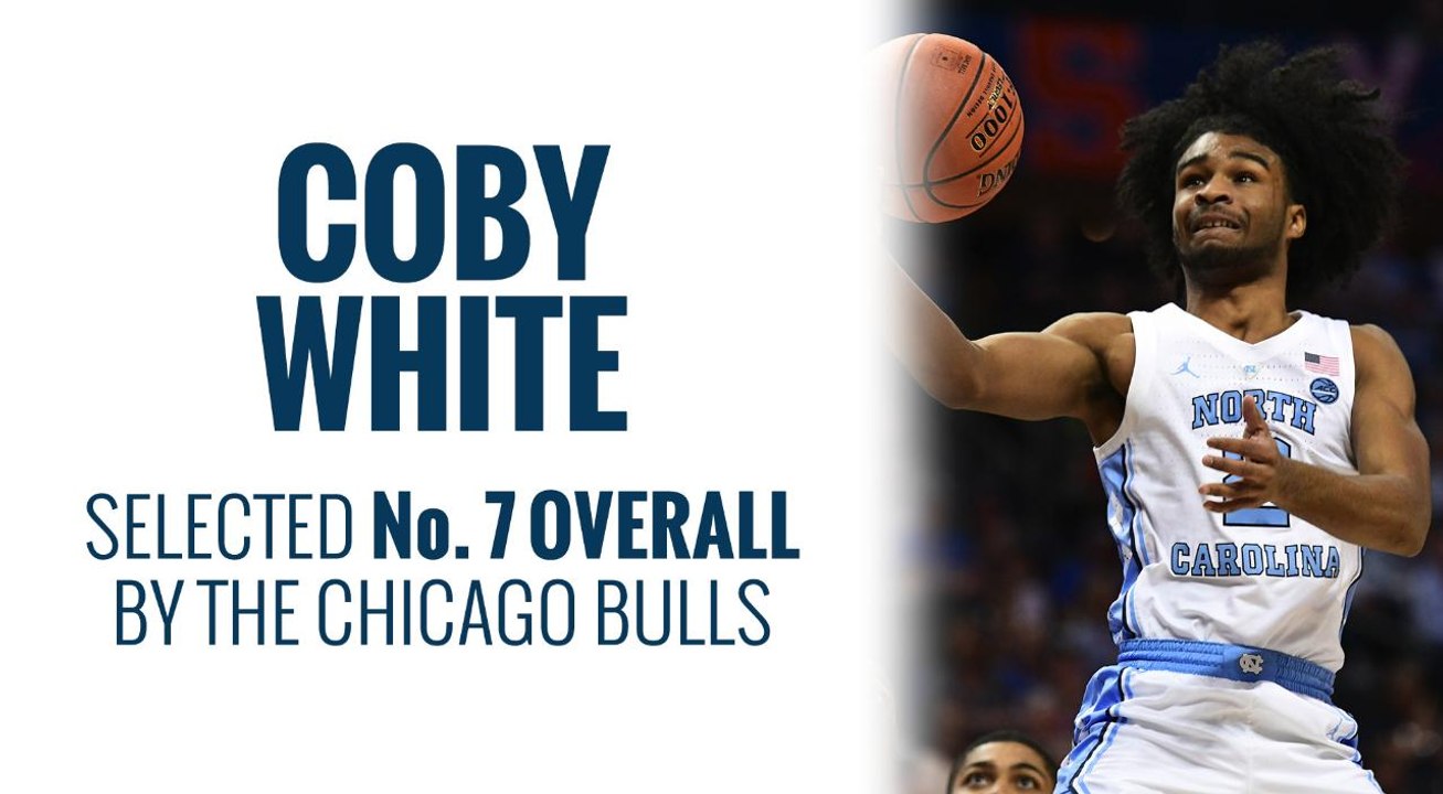 Bulls select Coby White in 2019 NBA Draft