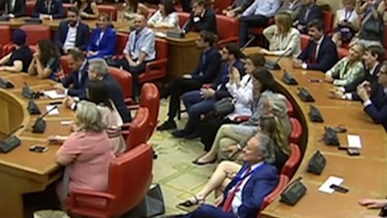 Diana Riba promete su cargo por los presos políticos