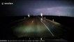 Truck driver captures stunning lightning storm on dashcam in Oklahoma
