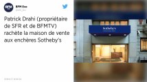 Patrick Drahi, patron d'Altice (SFR, BFMTV...) rachète la célèbre maison de ventes aux enchères Sotheby's