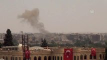 YPG/PKK'nın sözde asayiş binasının önünde saldırı