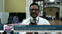 Avanza el conteo de la elección general guatemalteca