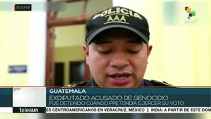 Guatemala: arrestan a exmilitar por genocidio cuando quería votar