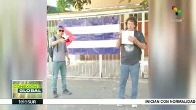 Activistas mexicanos realizan actos solidarios con Cuba