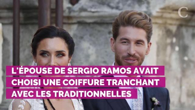 PHOTOS. Mariage de Sergio Ramos : la sublime robe de mariée de Pilar Rubio