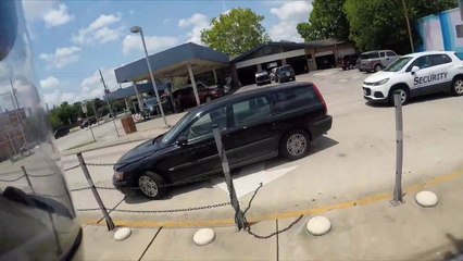 Bad Driver Bangs Up Biker