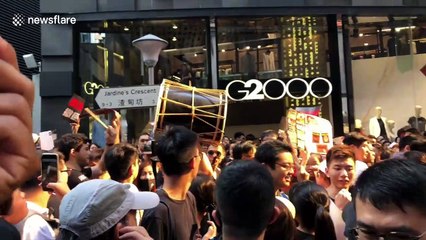 Télécharger la video: UK tourist captures massive anti-extradition bill protest in Hong Kong