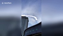 Rare 'fire rainbow' stuns residents of Kuala Lumpur