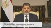 Former Egyptian president Mohammed Morsi dies in court