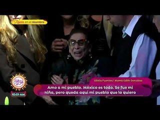 Así se vivió el conmovedor homenaje a Edith Gonzalez | Sale el Sol