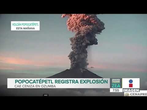 ¡Así se observó la explosión del Volcán Popocatépetl esta mañana! | Noticias con Paco Zea