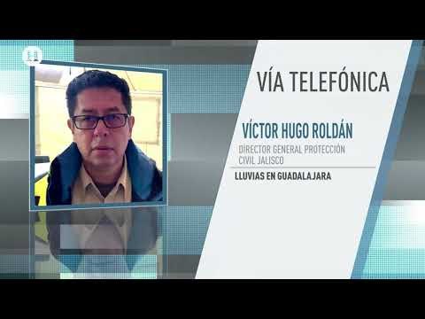 Daños por lluvias se ha controlado: Víctor Hugo Roldán, director de Protección Civil en Jalisco