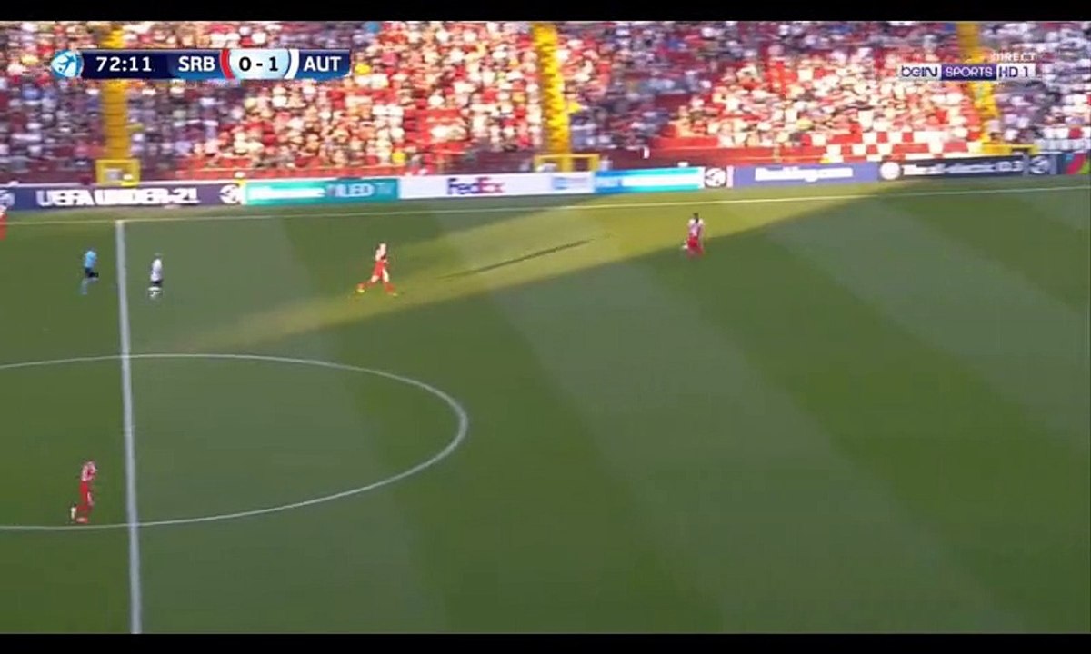 Serbia U21 vs Austria U21 0-2 All Goals & RED CARD 17/06/2019