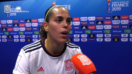 Declaraciones de Andrea Sánchez Falcón tras el China 0-0 España del Mundial de Francia 2019