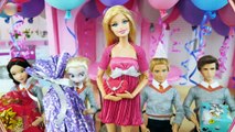 Twin Barbie & Ken's Birthday Party with Friends! Pesta ulang tahun Barbie Festa de aniversário | Karla D.