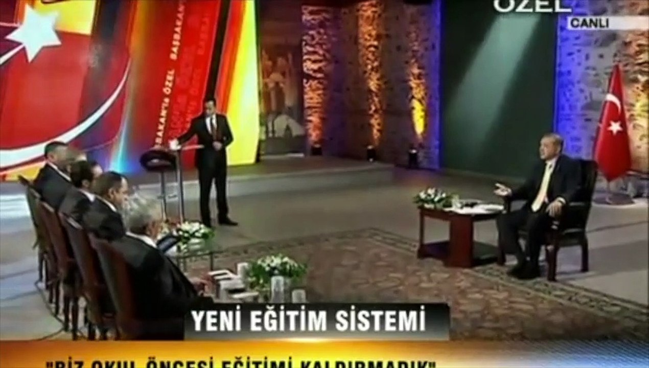 Başbakan Tayip Erdoğan  01.09.2012 Eğitim Görüşleri