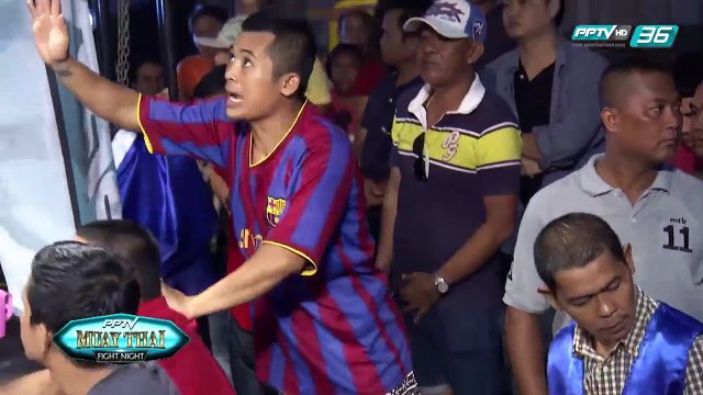 ปานทอง ศิษย์จ่ากัน Vs สุดแดนไกล ศูนย์กีฬาบ้านไร่ | PPTV Muay Thai Fight Night | 27 สิงหาคม 2559