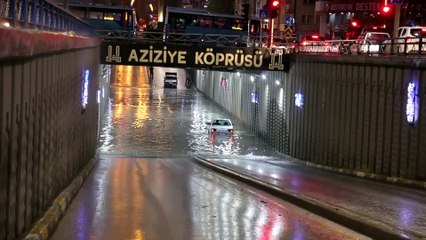 Şiddetli sağanak hayatı olumsuz etkiledi - ERZURUM