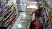 Vídeo mostra assassinato de estudante em assalto a supermercado da Serra