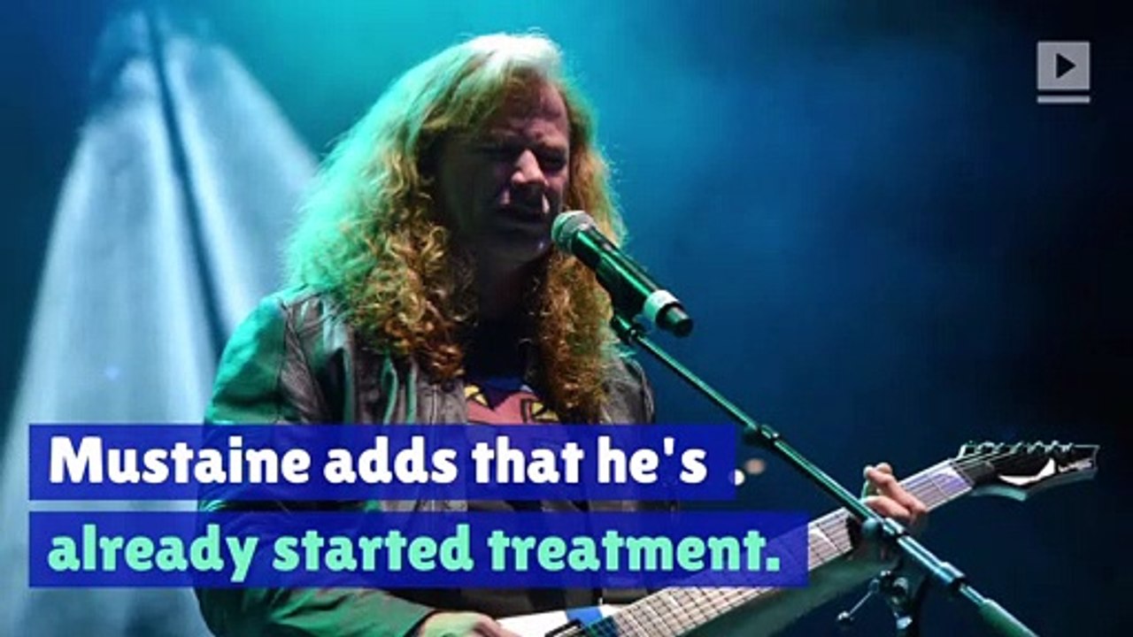 Megadeth S Dave Mustaine Announces He Has Throat Cancer Video Dailymotion