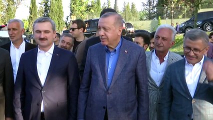 Erdoğan, Nakkaştepe Millet Bahçesi'ni gezdi - İSTANBUL