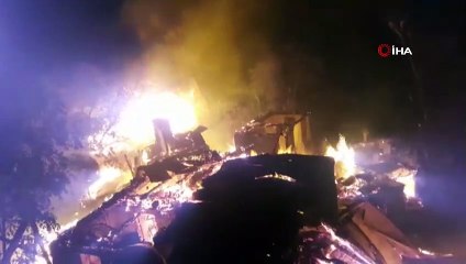 Köylülerin yangınla mücadelesi sürerken acı haber geldi: 1 ölü