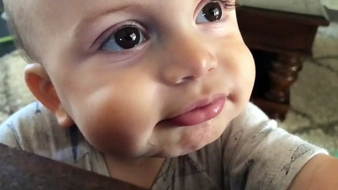 Baby Slo-Mo Spit Bubbles