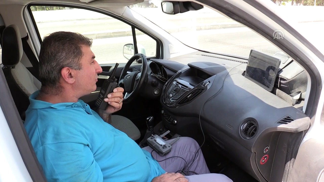 Bodrum'da drone'lu trafik denetimi - MUĞLA