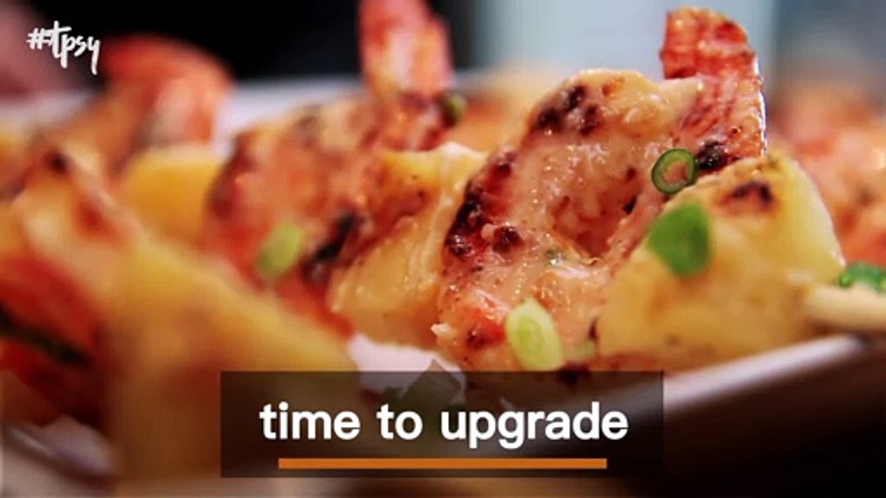 These Grilled Piña Colada Shrimp Kabobs are Summer on a Stick