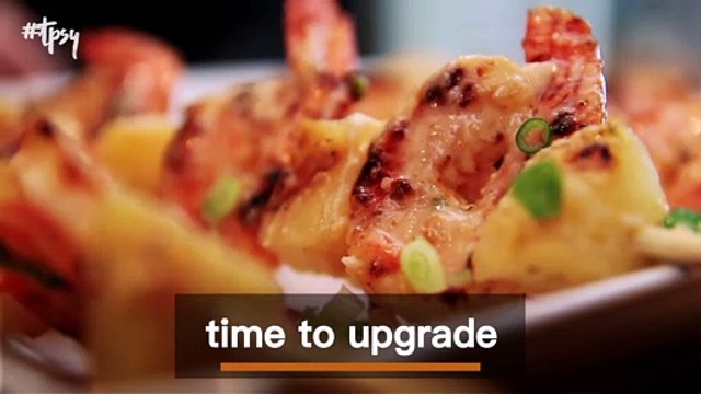 These Grilled Piña Colada Shrimp Kabobs are Summer on a Stick