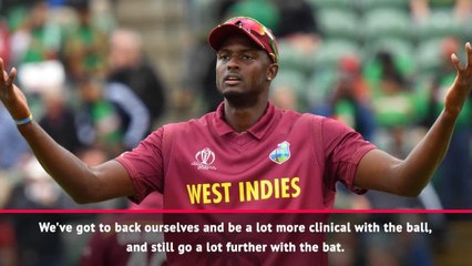 We need to be more clinical with the ball and bat further - Holder