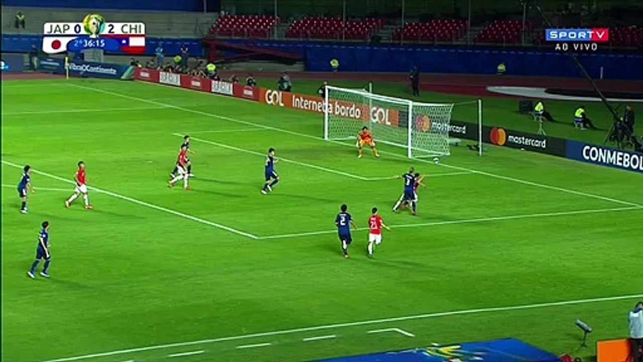 0-3 Alexis Sanchez Goal HD - Japan 0-3 Chile - Copa América 17.06.2019