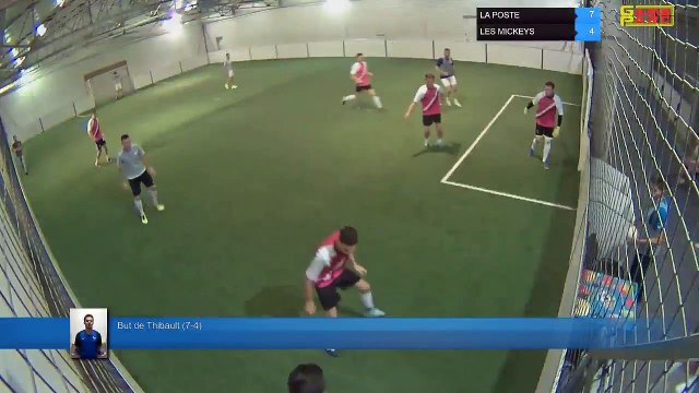 But de Thibault (7-4) - LA POSTE Vs LES MICKEYS - 17/06/19 21:00 - LIGUE 4 - Poitiers Game Parc