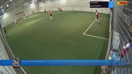 But de Pierre Alexandre (8-4) - LA POSTE Vs LES MICKEYS - 17/06/19 21:00 - LIGUE 4