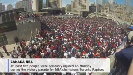 2 People seriously injured during Raptors NBA championship celebration