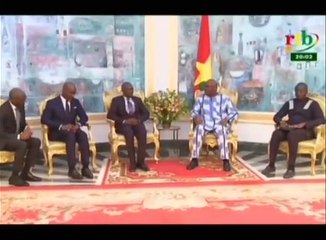 RTB - Le Chef de l’état reçoit en audience une délégation de ECOBANK