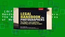 [GIFT IDEAS] Legal Handbook for Photographers: The Rights and Liabilities of Making and Selling
