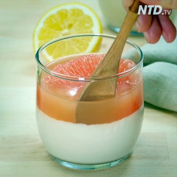 Recipe Of The Day Coconut Panna Cotta With Grapefruit Gelee Vegan Recipe Video Dailymotion