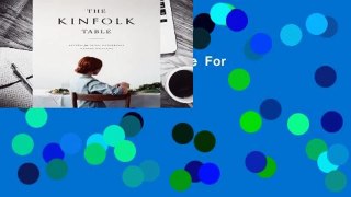 Full E-book The Kinfolk Table  For Online