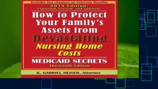 [NEW RELEASES]  How to Protect Your Family s Assets from Devastating Nursing Home Costs: Medicaid