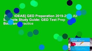 [GIFT IDEAS] GED Preparation 2019-2020 All Subjects Study Guide: GED Test Prep Book and Practice