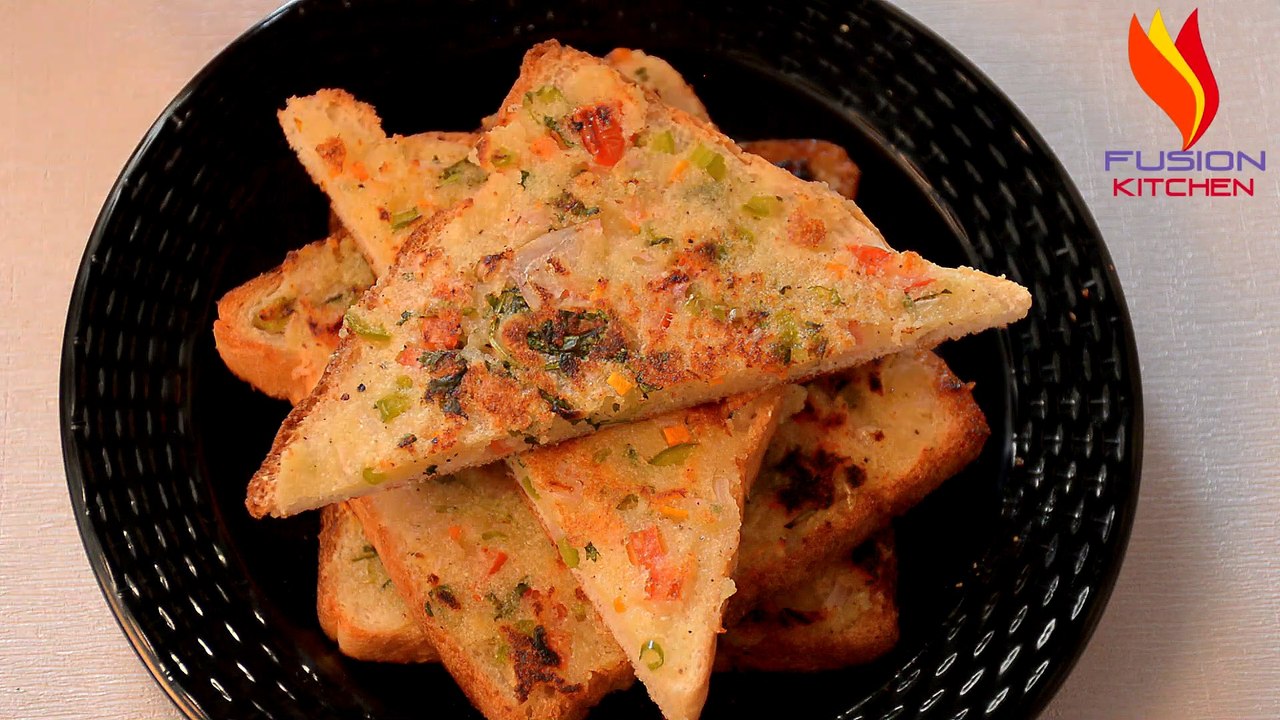 Semolina Bread toast,Quick & Easy Breakfast Recipe,नाश्ते या बच्चों के टिफ़िन में बनायें रवा सूजी टोस्ट,Suji Bread Toast,Pain à la semoule,Pane tostato di semolino,Tostadas De Pan De Sémola,Хлебный тост,Toast mit Grießbrot