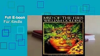 Full E-book  Lord of the Flies  For Kindle