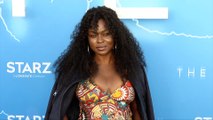 Yetide Badaki STARZ “The Rook” Los Angeles Premiere Blue Carpet