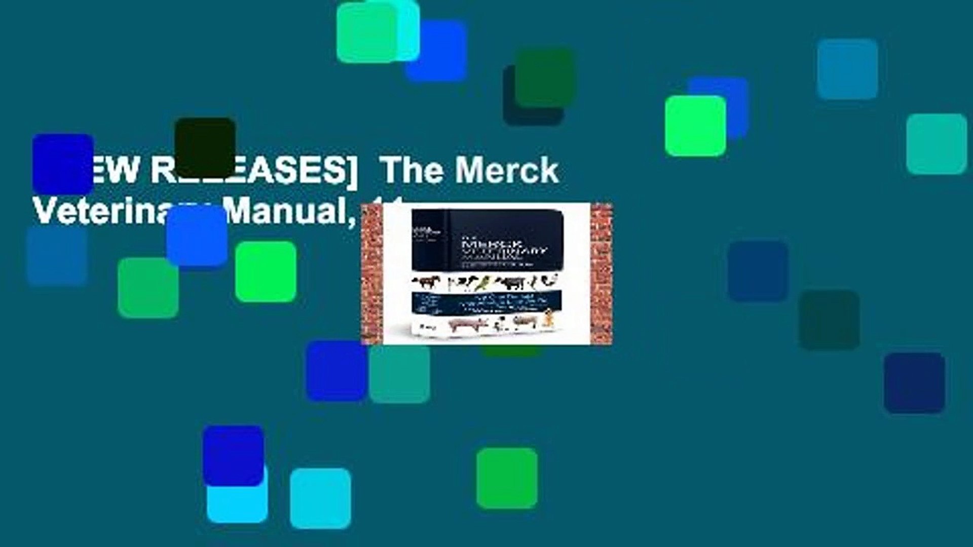 ⁣[NEW RELEASES]  The Merck Veterinary Manual, 11e