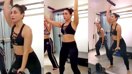 DIVA Kareena Kapoor Workout Video Proves she Is The Fittest Mom_