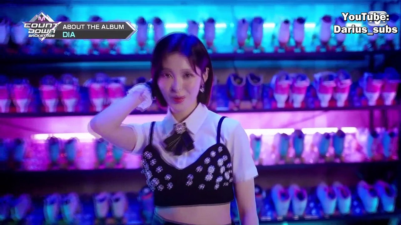 [ENG SUB] 190414 DIA (다이아) M Countdown Backstage - Newtro Album Unboxing